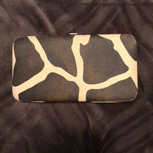 Giraffe print wallet